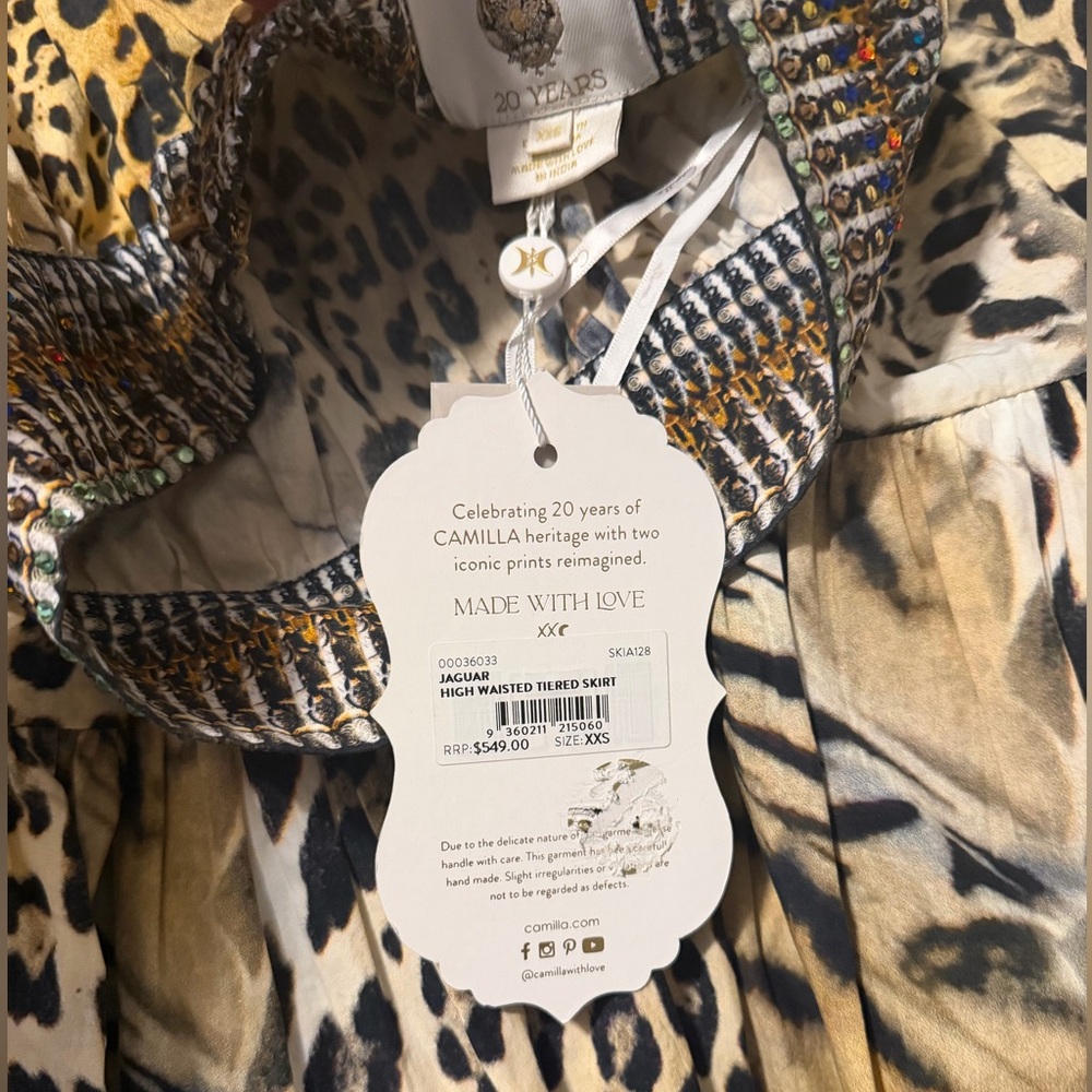 Camilla Leopard & Tiger Print Maxi Skirt - Picture 5 of 6